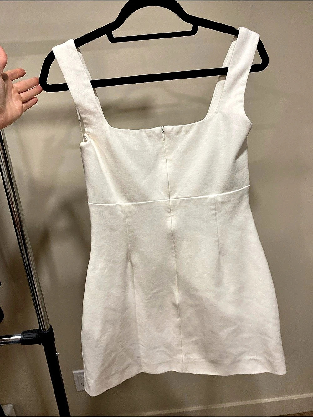 ELLIATT Alice Bow Strapless Mini Dress White